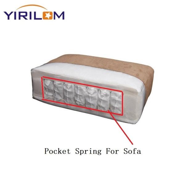 4 Inches Height Sofa Pocket Spring with High Carbon Steel Wire for Noiseless Sofa Support