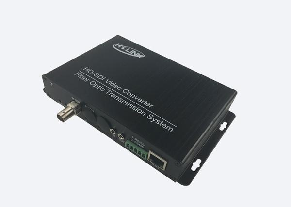 1080p/60hz HD SDI to fiber converter RS485 single mode 20 / 40 / 80km