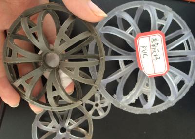 PP PVDF PVC CPVC Plastic Random Packings Plastic Tellerette Rosette Ring Tower Packing