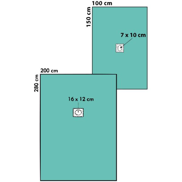 SP SMS SMMS SMMMS Neonatal Pediatric Sterile Disposable Drapes 40g 60g