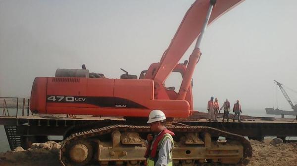 Braço de Excavadora de Longo Alcance Personalizado para DOOSAN DX225 DX470