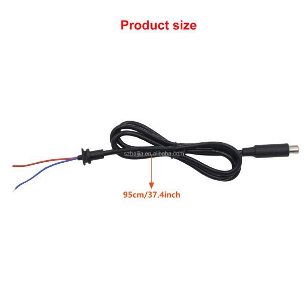 36V DC Cable and Power Plug for Electric Scooters with Lithium Battery and Disc Brake Compatibility