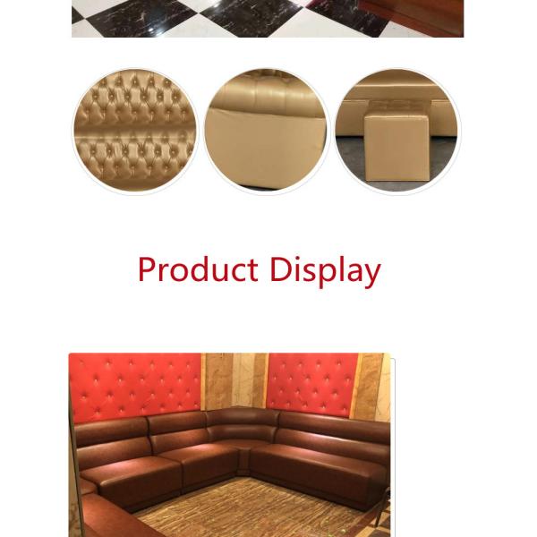 3 Piece Faux Leather U Shaped Sectional Couch With Chaise Blue Round Corner