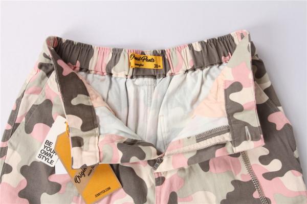 Elastic Waist Womens Camo Jogger Pants 98% Cotton 2% Spandex