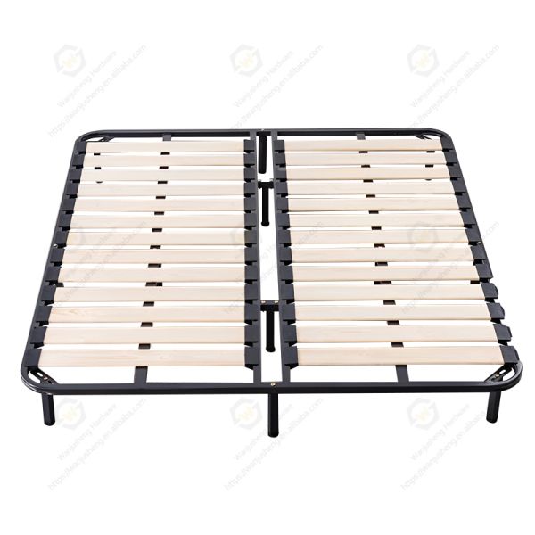 Modern Style Easy to Assemble Wholesale Sale Load Bearing Bed Metal Accessories Bed Frame for Apartment Dormitory