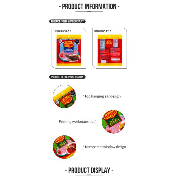 Мясо-продовольственные упаковочные пакеты OEM Пластиковый мешок для ароматизации и запечатанной приготовленной пищи