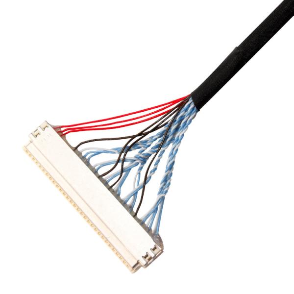 Hrs Df19 LVDS Cable Assembly , 30 Pin Micro Coaxial cbale lvds display connector