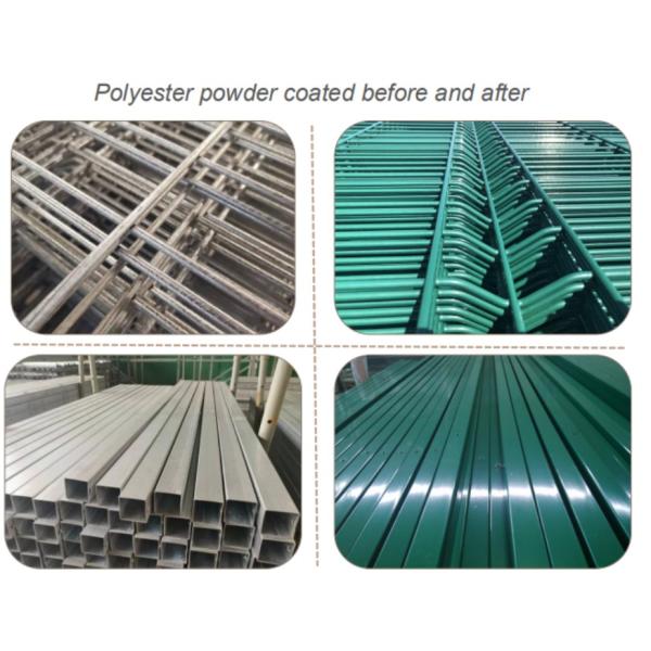 Панели загородки металла декоративной высоты Dia 2m 5mm зеленые покрашенные изогнутые