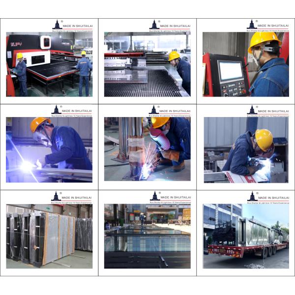 OHSAS18001 Stainless Steel 6H Smart Bus Shelter