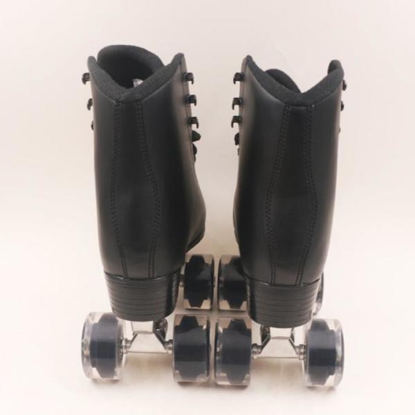 Black Aluminum Bracket Quad Roller Skate For Kids Adults Girls