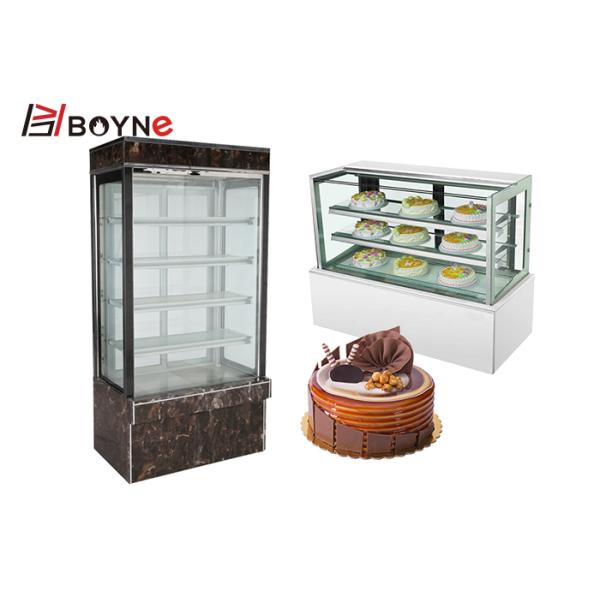 6 Layer Vertical Cake Display case Tempered Glass Bakery Chiller Cabinet
