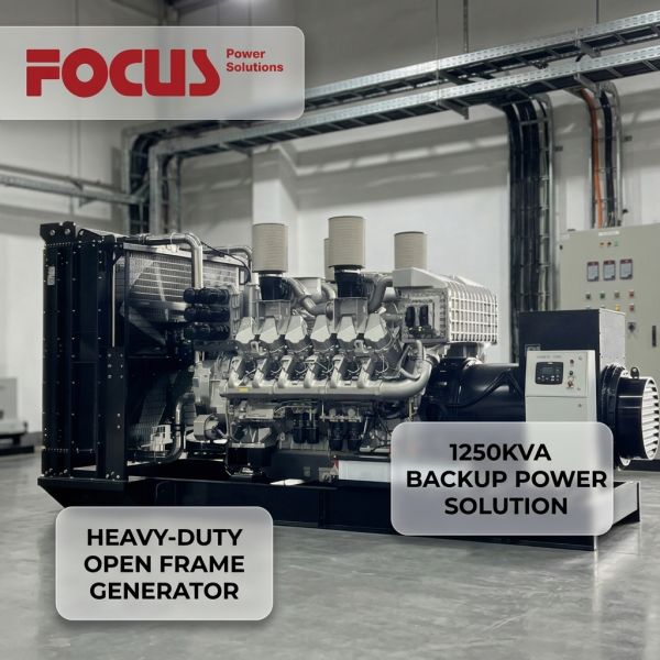 SDEC Engine Generator Set 1250kva Open Type Diesel Generator Set For Backup Use