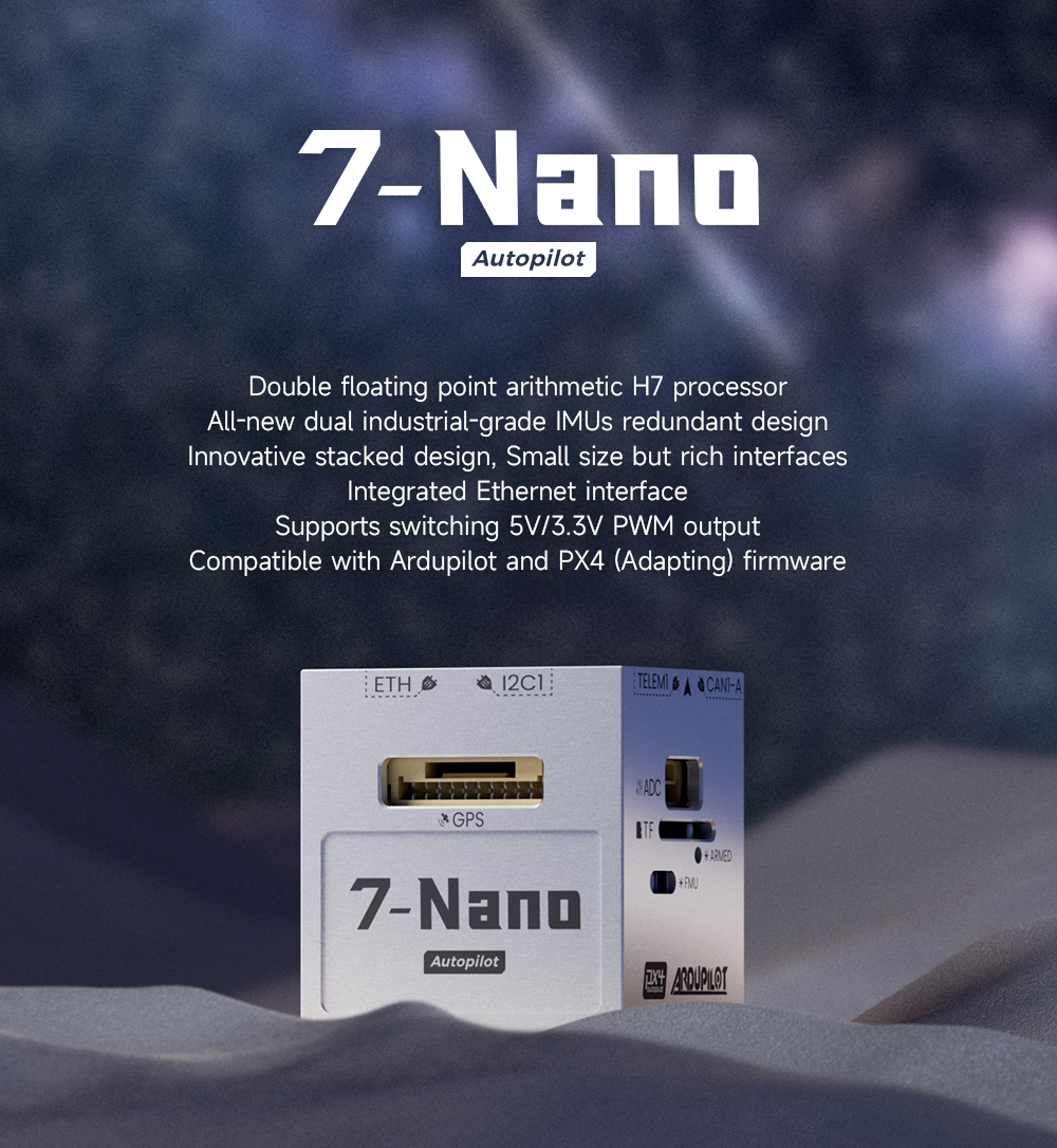 Wholesale Price Original  CUAV 7 Nano H7 Controller Pixhawk Ardupilot PX4 for FPV Airplane Fixedwing Multirotor VTOL Module