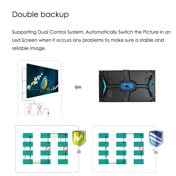 P0.937 LED Stage Curtain Screen Indoor UHD Arrow Pixel Pitch  600mm X 337.5mm