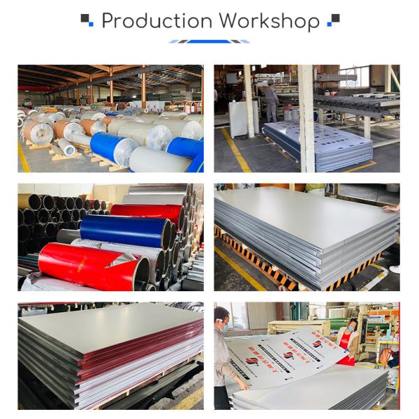 Строительные материалы Алюминий Acm 1220 мм ширина Алюминий Acp лист