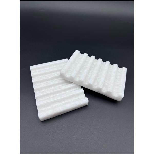 Exquisite Marble Soap Tray High Durability Marble Soap Dish For Shower
