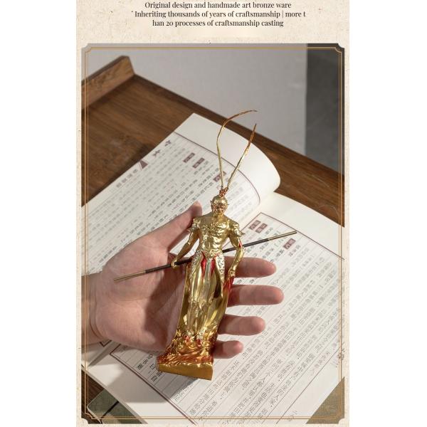 Anniversary Occasions Customized Color 3D Resin Figure Collectible Metal Monkey King