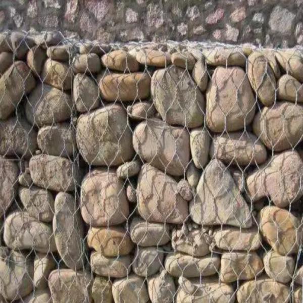 80x100mm 2.5mm Hexagonal Gabion Wire Mesh Low Carbon