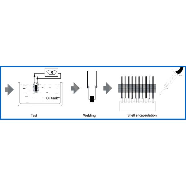 датчик температуры фланца NTC 50K 3950 SS двойной для умного туалета