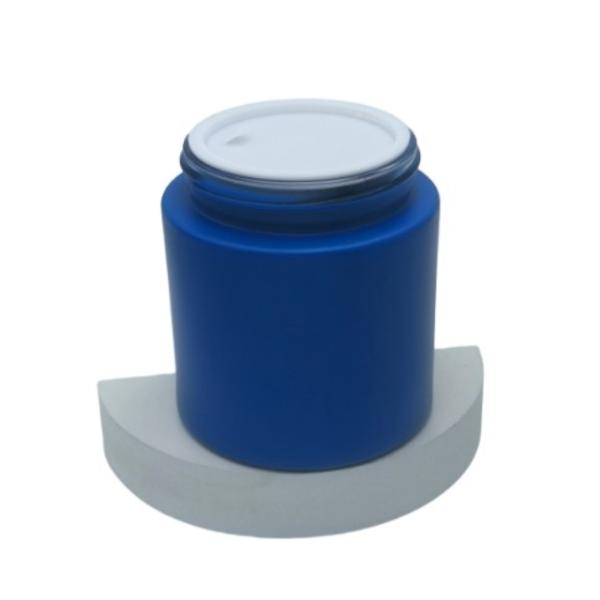 2025 Nueva llegada Jar cosmético de vidrio redondo de 100 g con tapa de plástico para crema para el cuidado de la piel, máscara, ojos y crema facial - Servicio OEM disponible