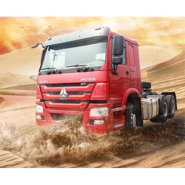 10 Tires HW76 Truck Tractor Head  420Hp Howo A7 Tractor
