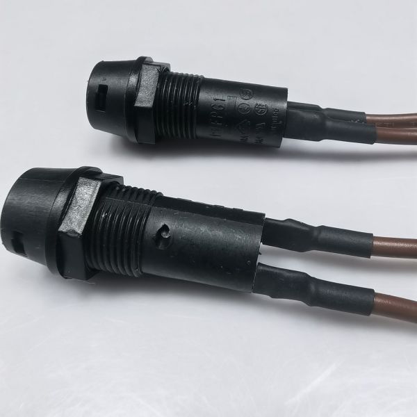 Cartridge Fuse Panel Mount Fuse Holder 5x20mm 10A 250V R3 H3 PTF OP MF With Extension Cable and Connector
