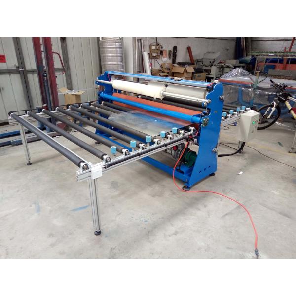 CE Double Glazing Equipment / Mirror Glass Protective Film Laminating Machine With Cutter