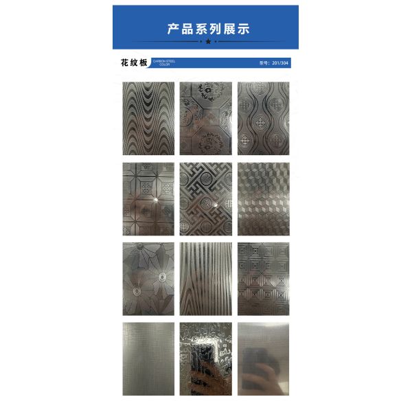 Lámina de acero inoxidable grabada personalizable para encimeras de bar comerciales