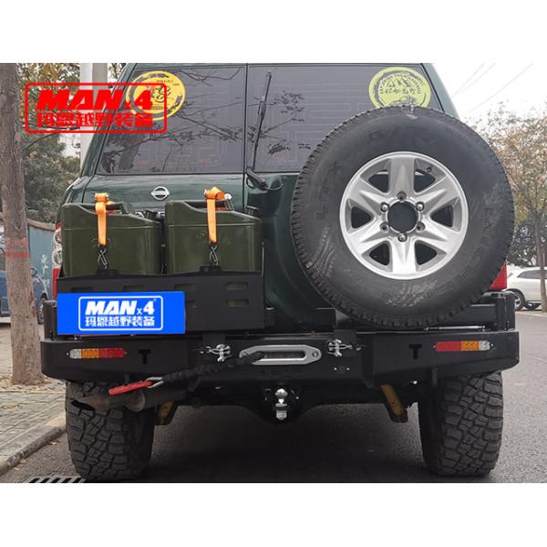 Q235 Rear NISSAN Bull Bar 4x4 Bull Bar Bumper For Nissan Patrol Y61 98-2015