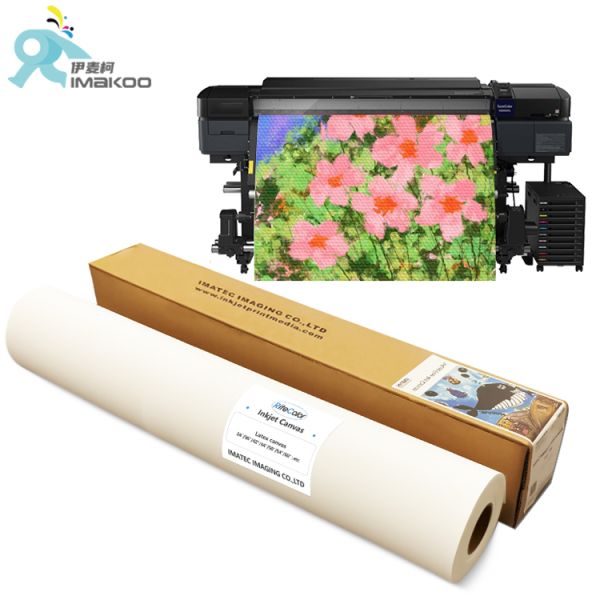 280gsm Waterproof Matte Finish Polyester Canvas Rolls for Inkjet Printable Art and Photography