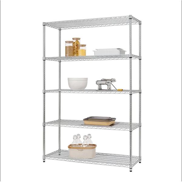 High Durability Home Wire Shelving Chrome Plated Static Loading 200kg