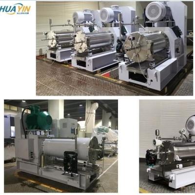 Energe Saving Solvent or Water Base Paint Pesticide SC Chemical Liquid 50L 100L Sand Mill Machine With Large Discharge