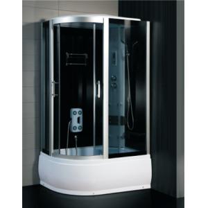 Глубокая душевая пара участка раковины со стеклом 5mm прозрачным закаленным