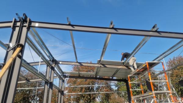 Steel Hangar Metal Building Construction Professional Punching Processing Service