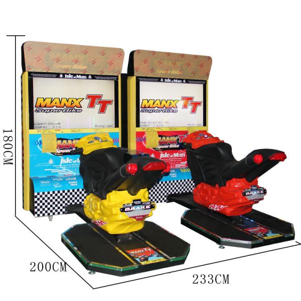 Игра гонок мотора ТТ аркады игрока торгового центра 2
