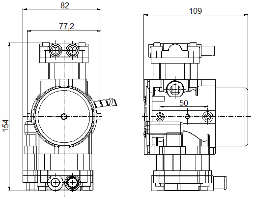Масло GSE без насоса давления вакуума DC 145W компрессора воздуха VPSA 24V