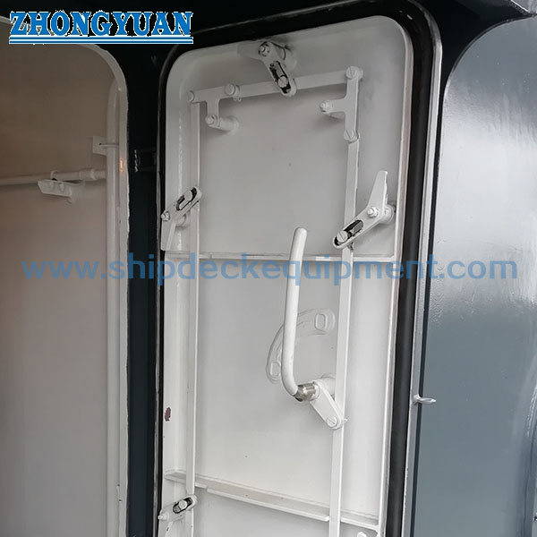 Дверь одиночных лист стальная Weathertight с оборудовать собак морской