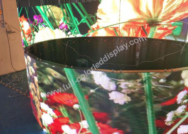 Fácil instale a tela de exposição conduzida esportes, painéis de exposição conduzidos flexíveis 12kgs