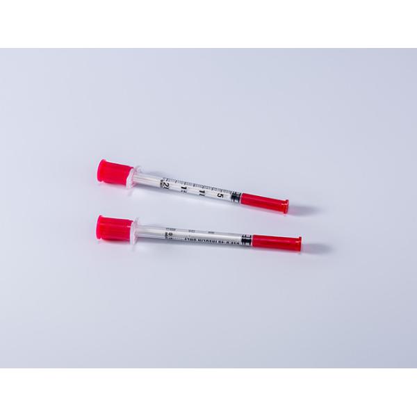 Sterile Medical Disposable Insulin Syringe With Needle U-40 U-100 0.3ml 0.5ml 1ml