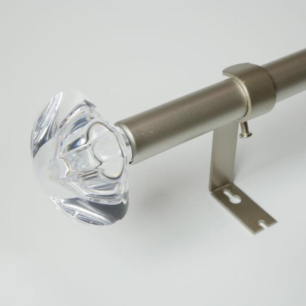Luxury Adjustable Iron Pipe Curtain Rods For Living Room