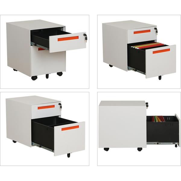 Стальной мобильный ящик блока памяти 2 постамента для дома офиса