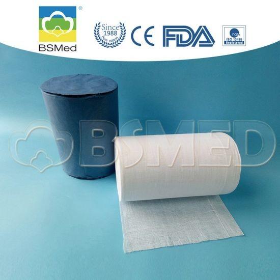 Pure White Cotton Gauze Roll , Gauze Bandage Roll For Personal Care