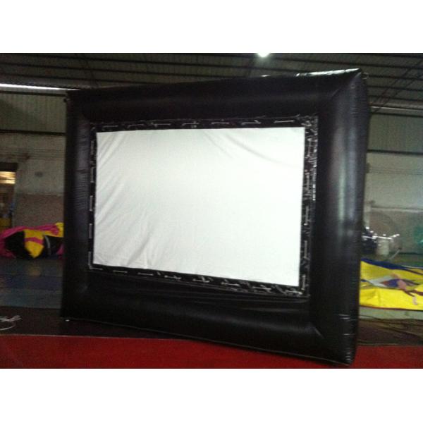 Экран кино PVC ренты черный напольный раздувной напольный для рекламировать