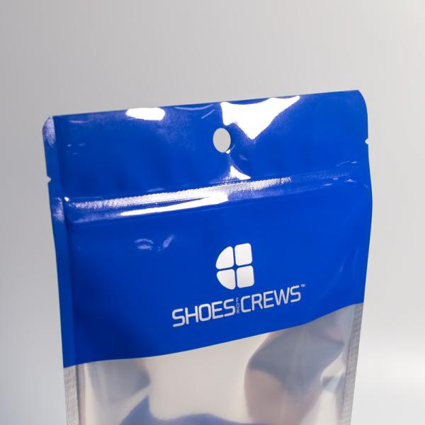 Portable Stand Up Bags With Transparent Windows For Shoe Cleaner Packaging Featuring Versatile Functionality For Multi-Scene Use.