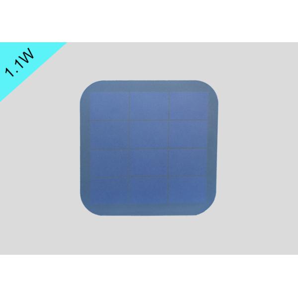 Monocrystalline Sunpower Solar Panels PET Lamilated 1.1W Maximum Light Capture