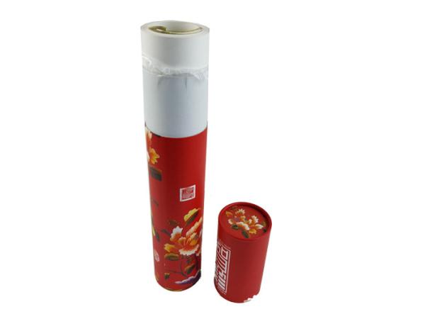 CMYK Colors Customized Design Round Shape Paper Tube Packing Paper Box Printing for the Tea Packaging