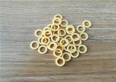 Yellow Low Friction PTFE Flat Washer , Virgin  Flat Ptfe Gaskets Custom Size