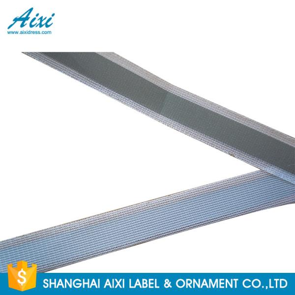 PVC Clear 2*1CM Elastic Reflective Clothing Tape Reflective Fabric