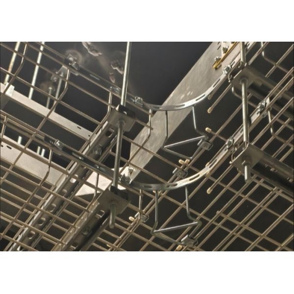 Corrosion Resistance Cable Tray Hanging Systems Metal Cable Trough Easy to install