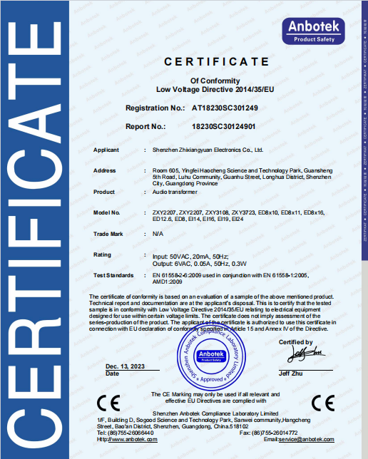 Shenzhen Zhixiangyuan Electronics Co., Ltd.